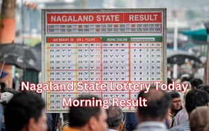 nagaland state lottery today morning result